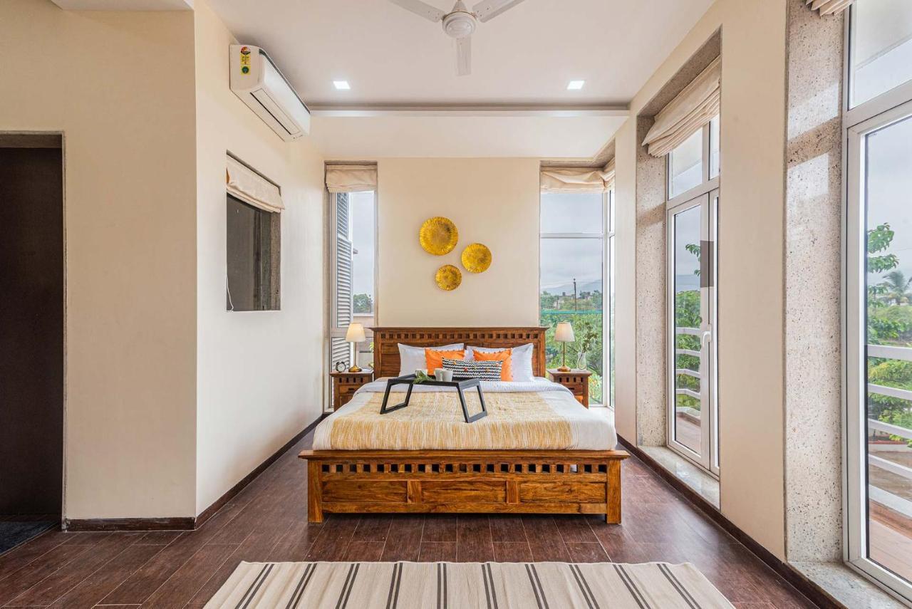 Sierra Skies: Mountain-View Villa with Rooftop Pool & Gym Lonavala Exterior photo
